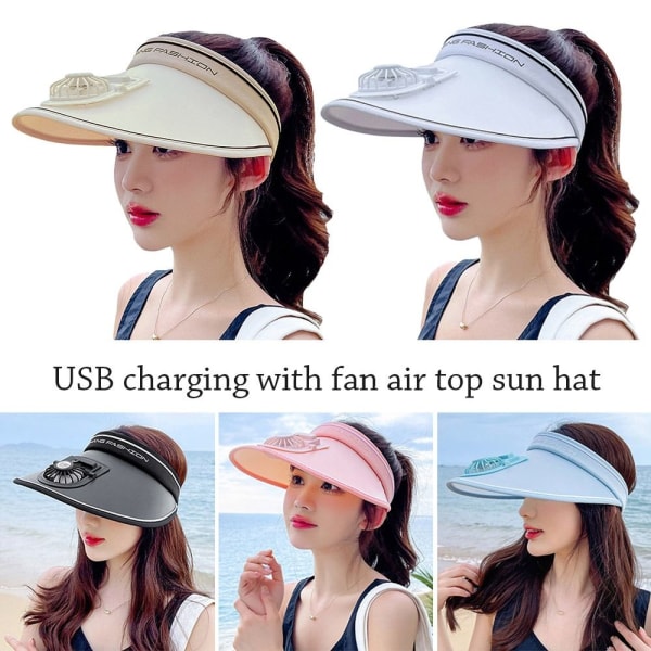 Fan Sun Hat Sport Cap SININEN Blue
