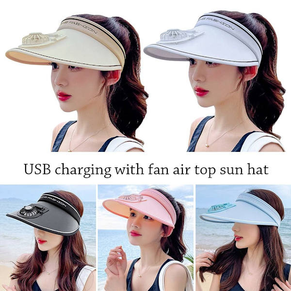 Fläkt Solhatt Cap VIT White