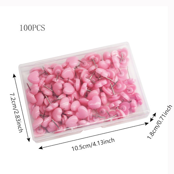 Hjerte Pushpins Hjerte Thumb Tacks Push Pins