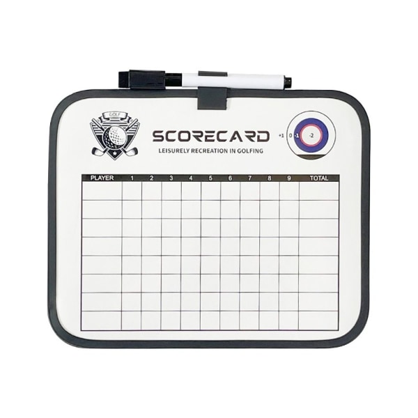 Golf Scorecard Score Sheet Tracking Record