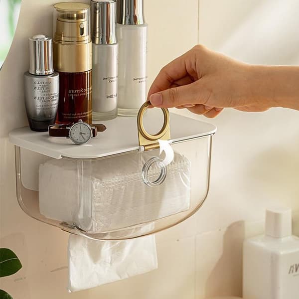 Toalettpapirholder Tissue Box GRÅ Grey