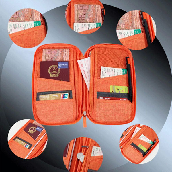 Dokumentoppbevaringspose Travel Organizer FARGE 2 FARGE 2 Color 2