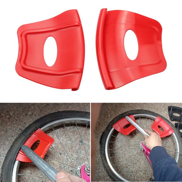 2 st Fälgskydd Fälgskydd RÖDA Red