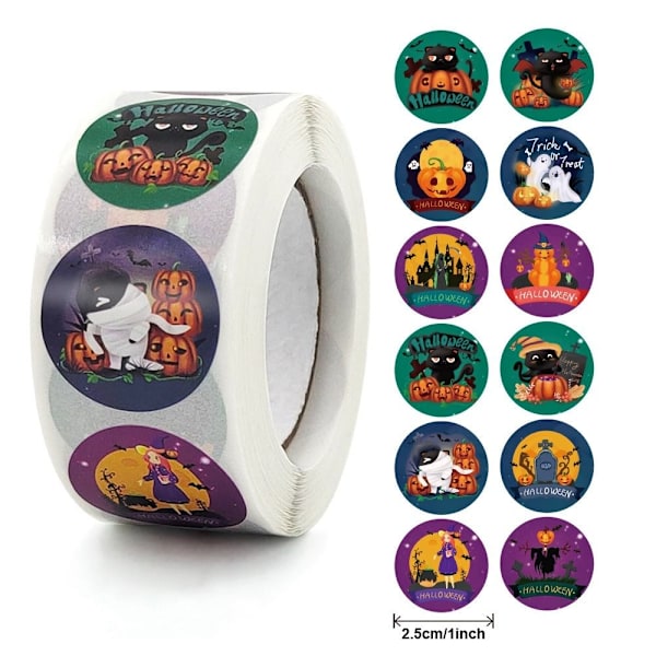 Halloween-klistremerker Gresskaretiketter-klistremerke STIL 5 STIL 5 Style 5