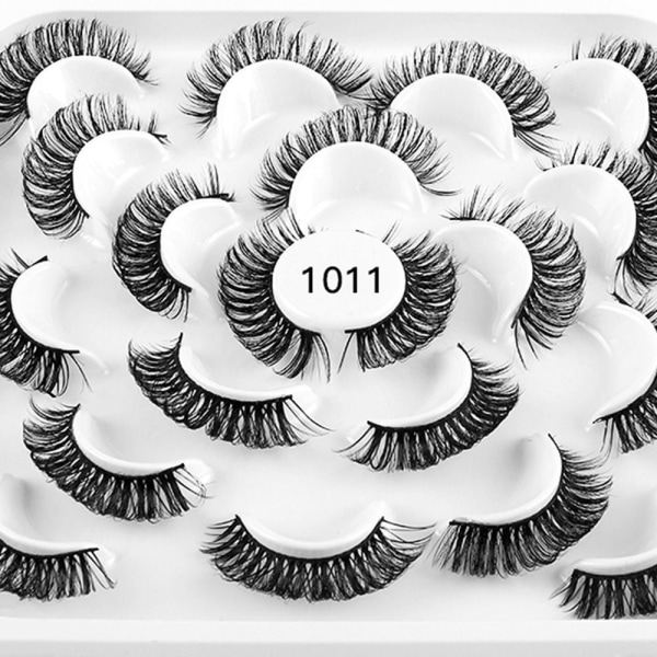 10 Par Russian Strip Lashes Lösögonfransar 1011 1011