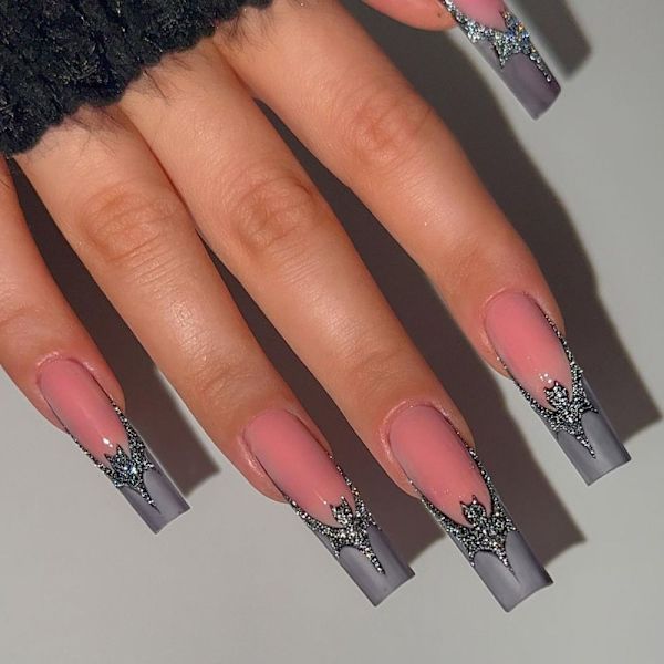 Halloween Fake Nails Ballerina tekokynnet 2 2 2