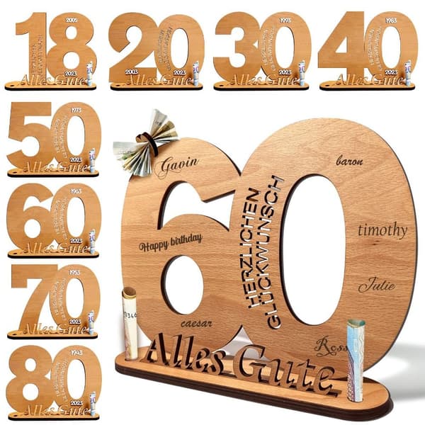 Träskylt Gästbok 40 40 40