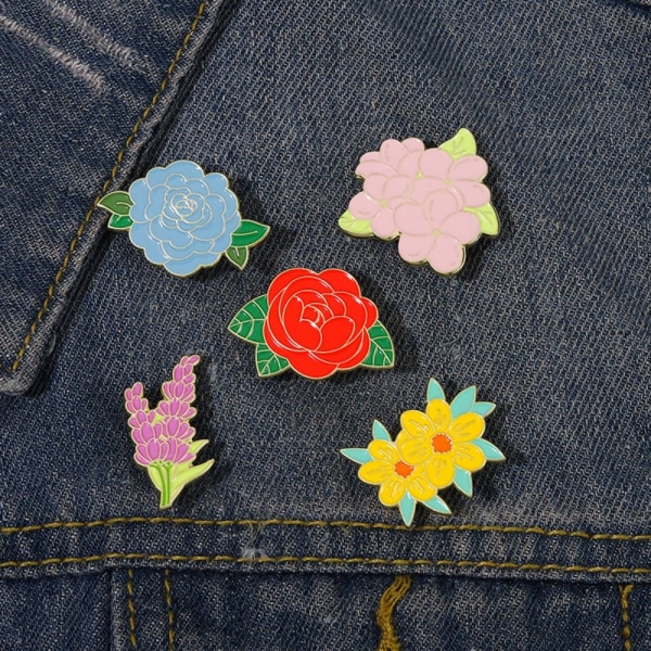 Sød Emalje Broche Pin Sæt Kawaii Rygsæk Pins Creative Enamel