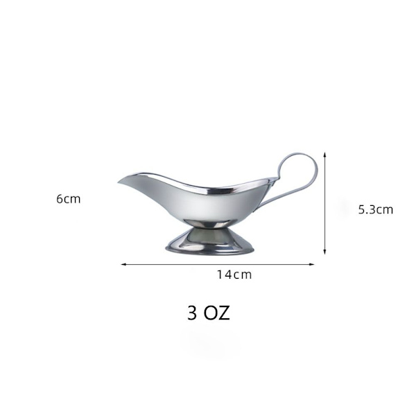 Mat Sås Båtsås Serveringsbåt 3 OZ 3 OZ 3 oz