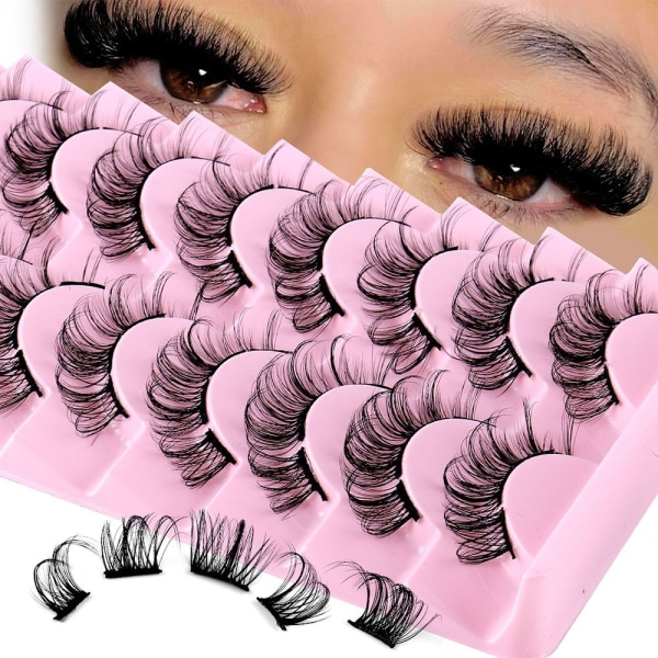 10 par klyngevipper ligner extensions DIY10-4 DIY10-4 DIY10-4