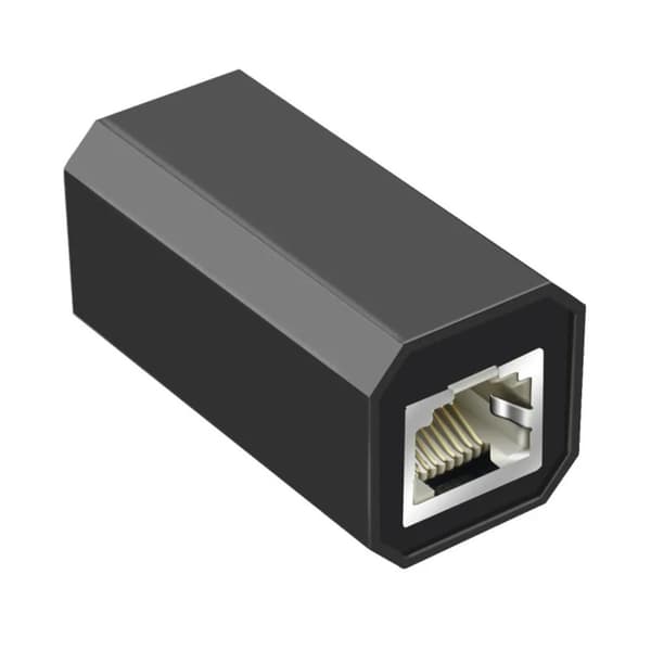 Ethernet Coupler Extender Adapter BLACK STYLE 1 STYLE 1 Black Style 1-Style 1