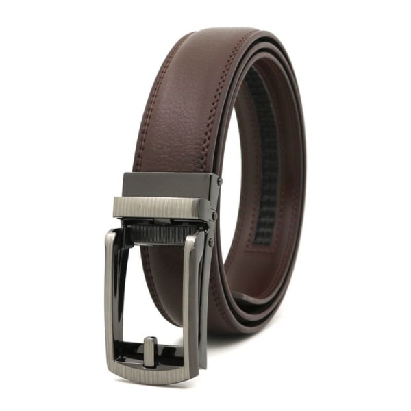 Miesten Click Belt Nahkavyöt COFFEE 120cm 120cm coffee 120cm-120cm