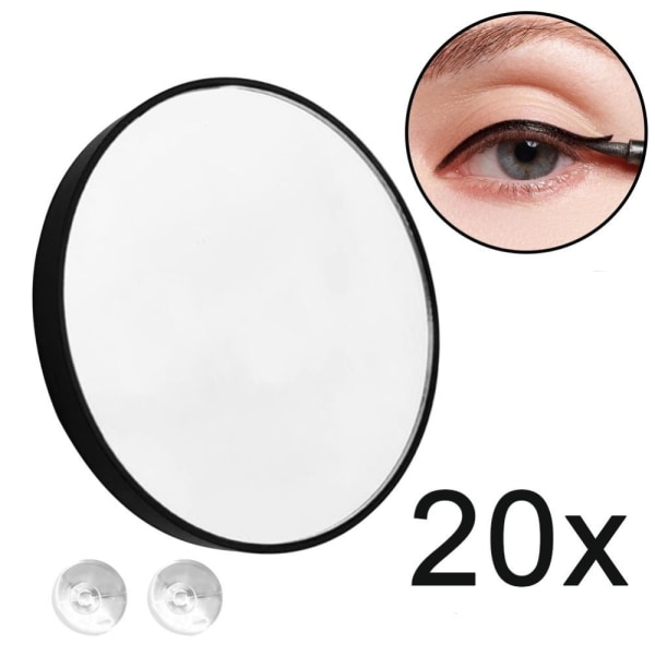 Meikkipeili 20X suurentava peili VALKOINEN white