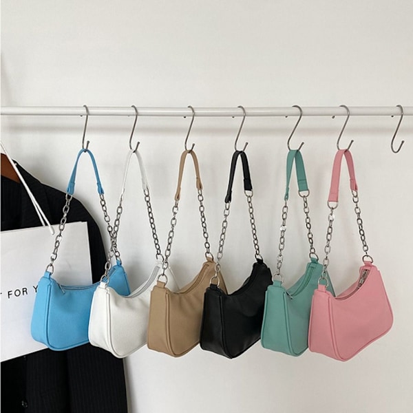 Muleposer Underarm Håndtaske SORT black