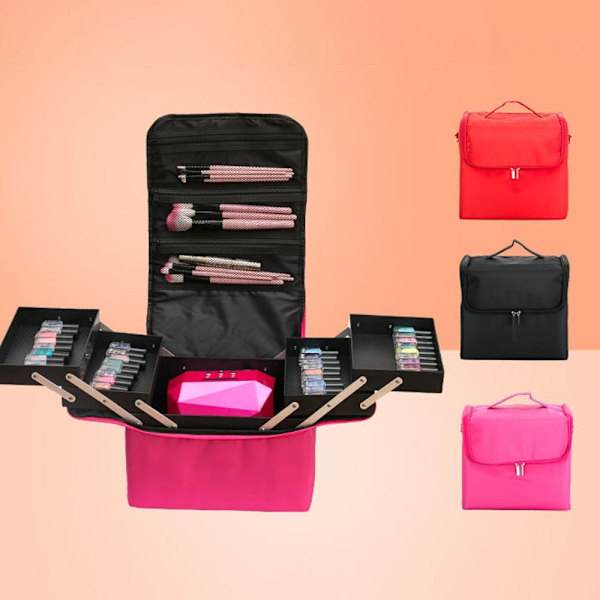 Kosmetiktaske Make up Box SORT black