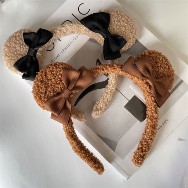 Bear Ears Pannebånd Prinsesse Hårbånd KHAKI Khaki