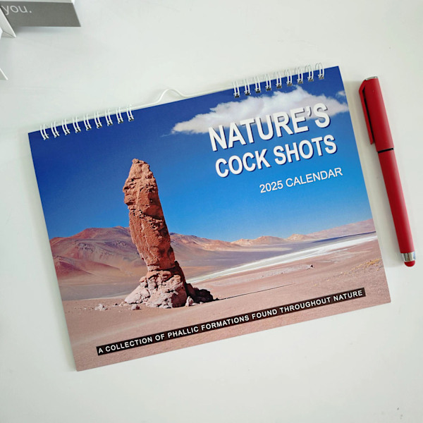 Nature's Dicks Kalender 2025 Vægkælder Sjove Kalender