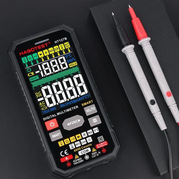 Digital Multimeter DMM Voltmeter NCV AC DC Spenningsmåler
