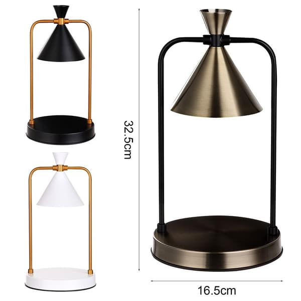 Aromaterapilampe Smeltelys ELEGANT HVIT ELEGANT Elegant white