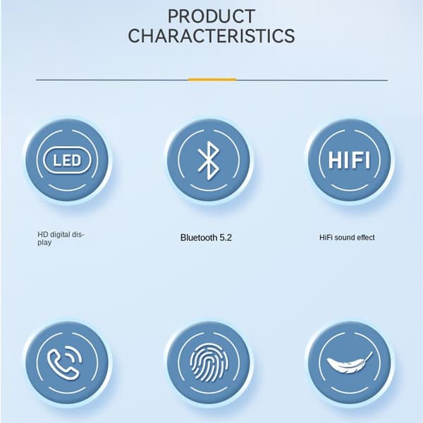 Bluetooth-hodetelefoner Trådløse hodetelefoner Ørepropper Headset