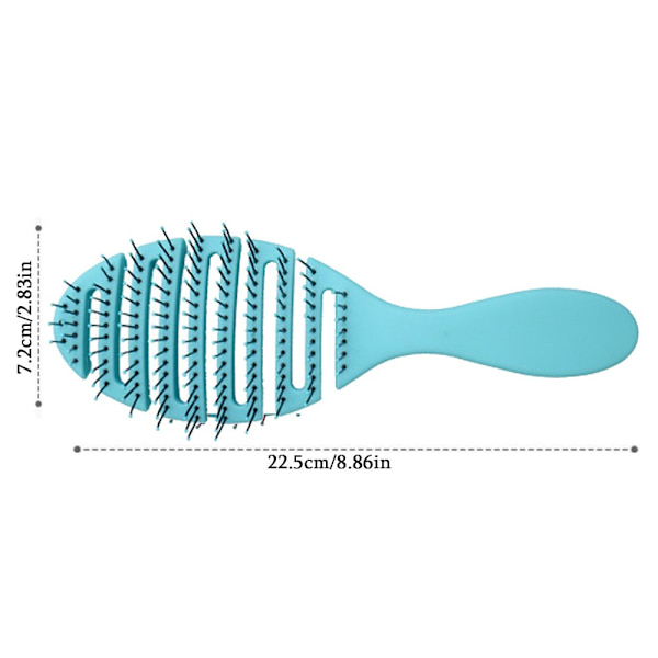 Detangling Hair Brush Hårbørster SORT black