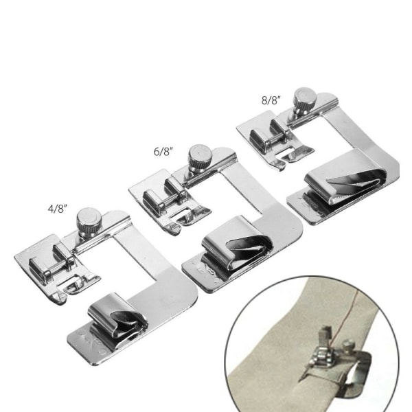 Symaskine Fodtrykfod 3STK SÆT 3STK SÆT 3pcs set