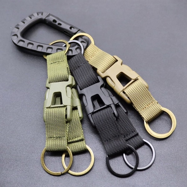 Molle Ribbon Hook EDC Outdoor Clip GRÖN Green