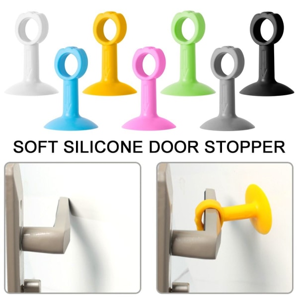 4stk Dørprop Dørgreb 4STK ORANGE 4STK ORANGE 4pcs orange