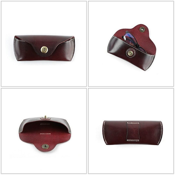 Eye Brille Bag Protector Case KAFFE coffee
