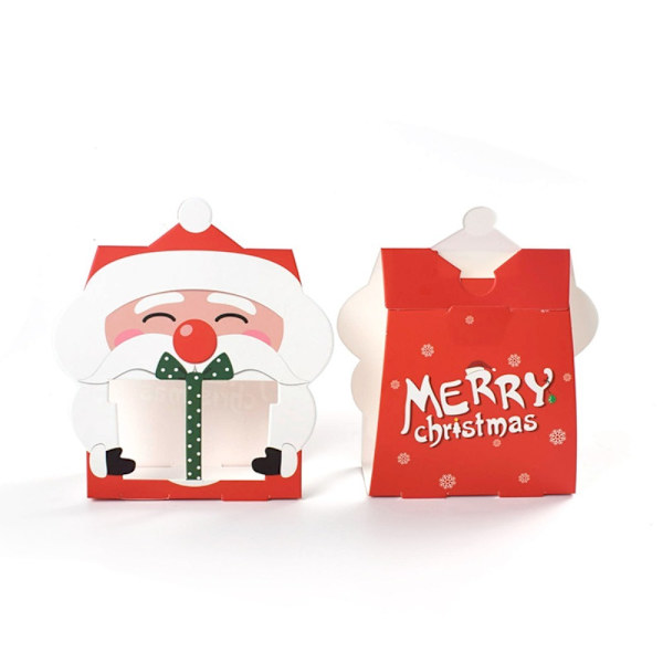 8st Xmas Cookie Bag Candy Box Presentpapperslåda 8pcs