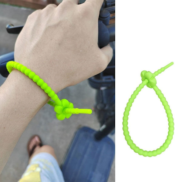 10 st buntband silikonrep FÄRG 3 FÄRG 3 Color 3
