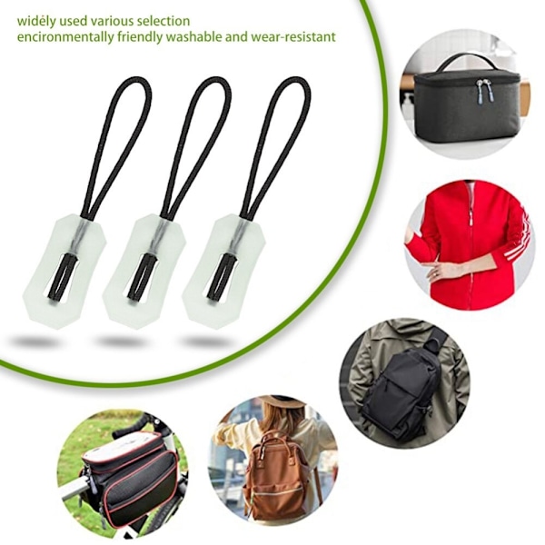 Luminous Pull Zippers Dark Zipper 5 ST 5 ST 5 Pcs