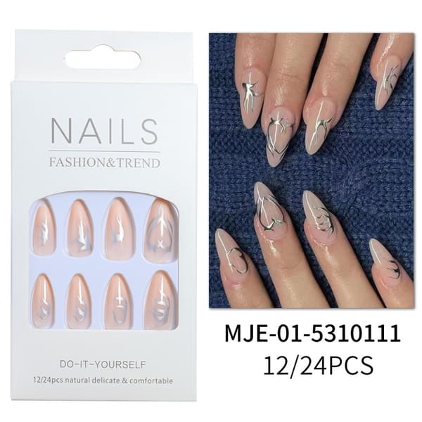 24 st Press On Nails False Nail Tips 1 1 1