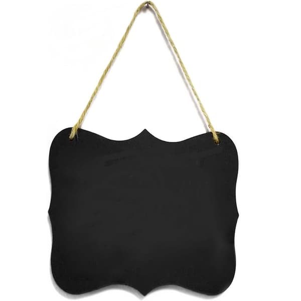 3 st Creative Handmålad Liten Blackboard Raderbar DIY 1 pc
