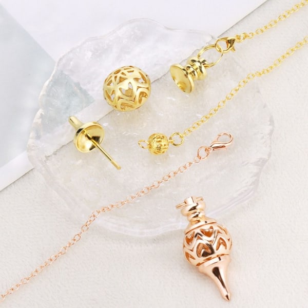 Reiki Pendel anheng Dowsing Pendel Healing Pendel GULL Gold