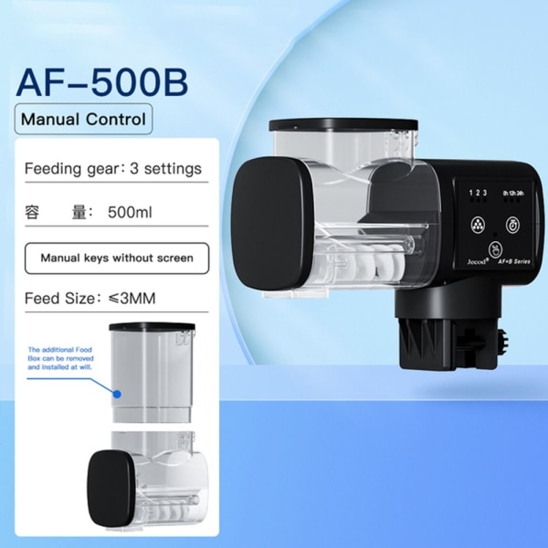 Fisktanksmatare Automatisk matare AF-500B AF-500B AF-500B