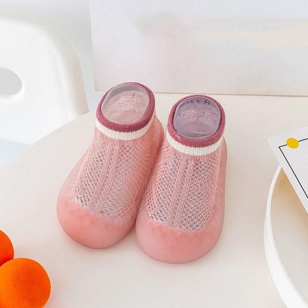 Baby First-sko Nyfødte småbarnssko ROSA 23 Pink 23