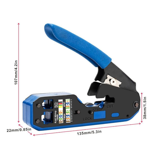 Krympetang Wire Stripper netværkskabel