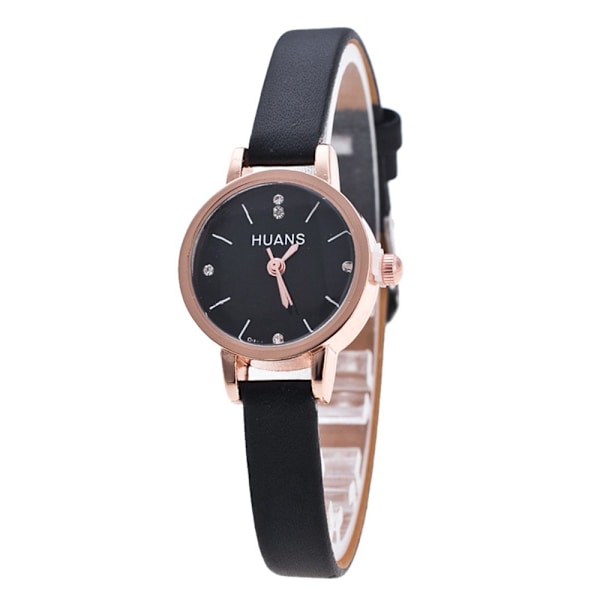 Naisten watch Quartz WristWatch MUSTA black