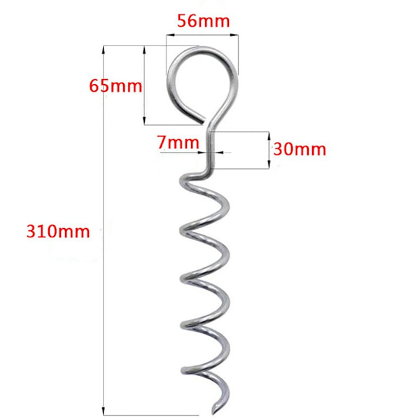 Jordanker Spiral Anker Spiral Stakes