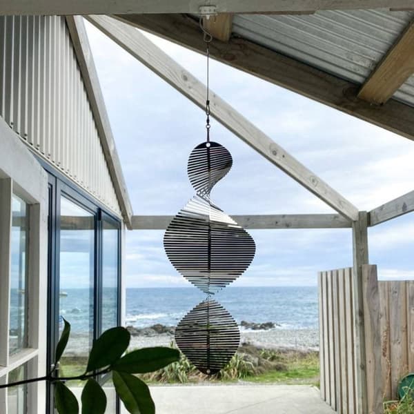 Wind Chimes Wind Spinner Bell Flip Spiral Pendant