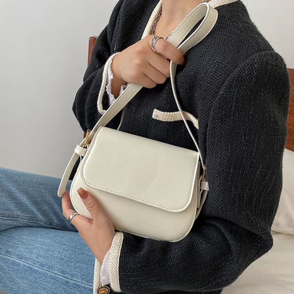 Skulderveske Messenger Bag HVIT white