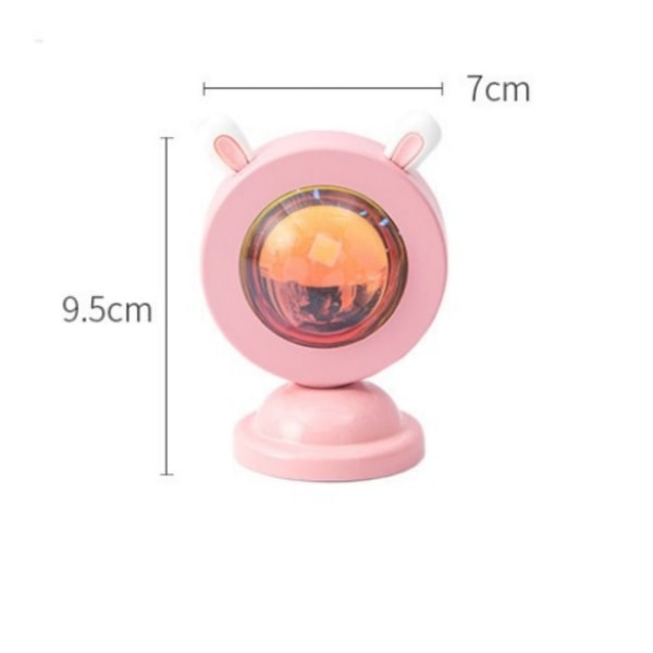 Solnedgangslampe Light Atmosphere Led Light RAINBOW-RABBIT Rainbow-Rabbit