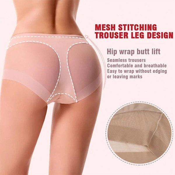 Shaping Trosor Butt Lifting Underwear SVART XL Black XL