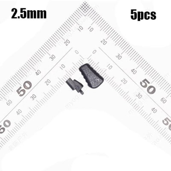 5 stk Snorlås Stopper Fjederlås 2,5MM 2.5mm