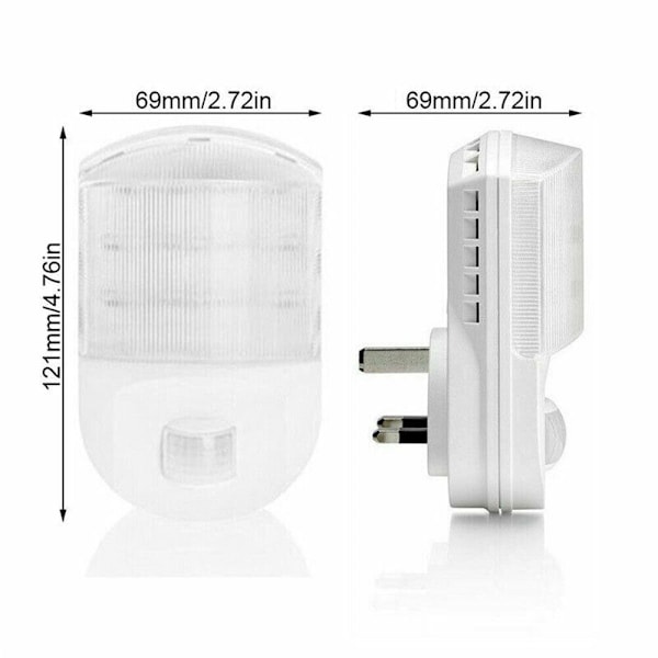 Sensorlys Nattlampe Gangsocket Lamper