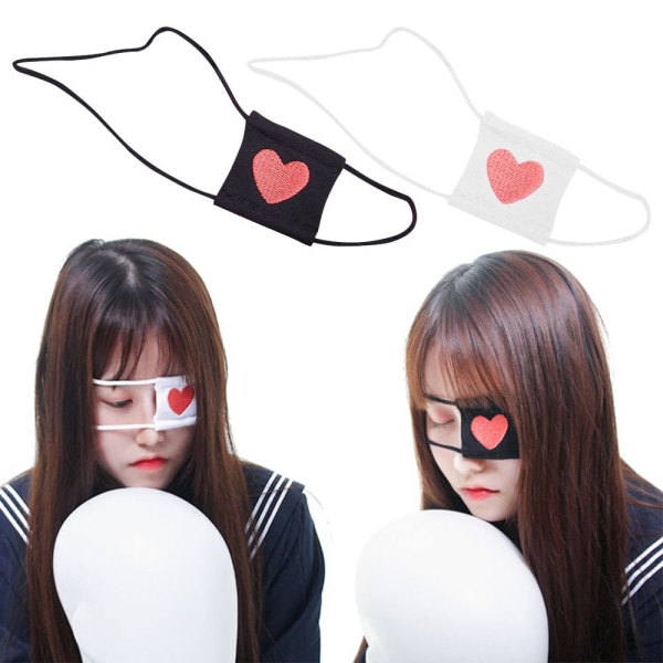 Eyepatch Anime Cosplay WHITE white