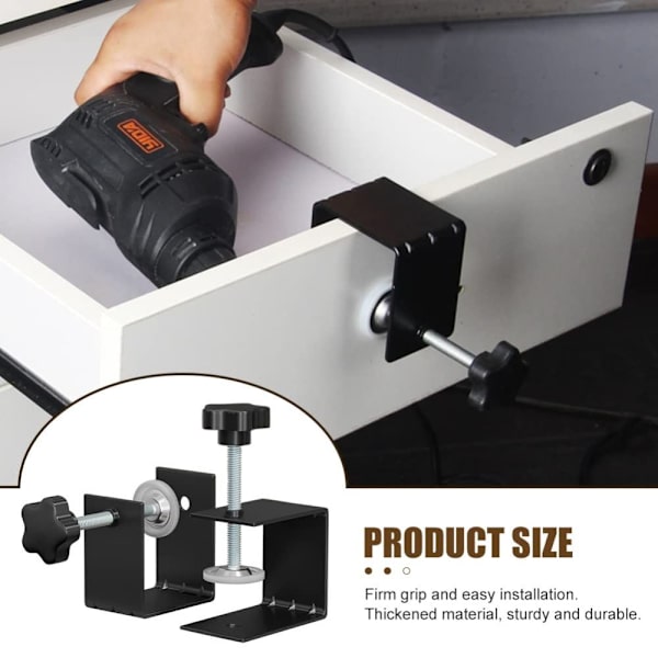 2 STK C-Clamp Installasjonsklemmer Skuffefesteklemme