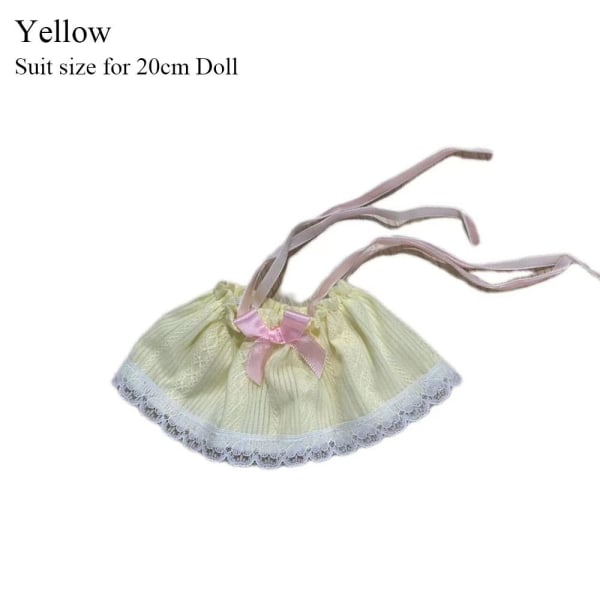 Dockkläder Plysch dockkläder GUL 20CM 20CM yellow 20cm-20cm