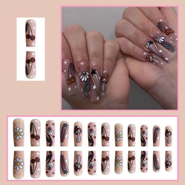 Fake Nails Long Water Pipe 4 4 4